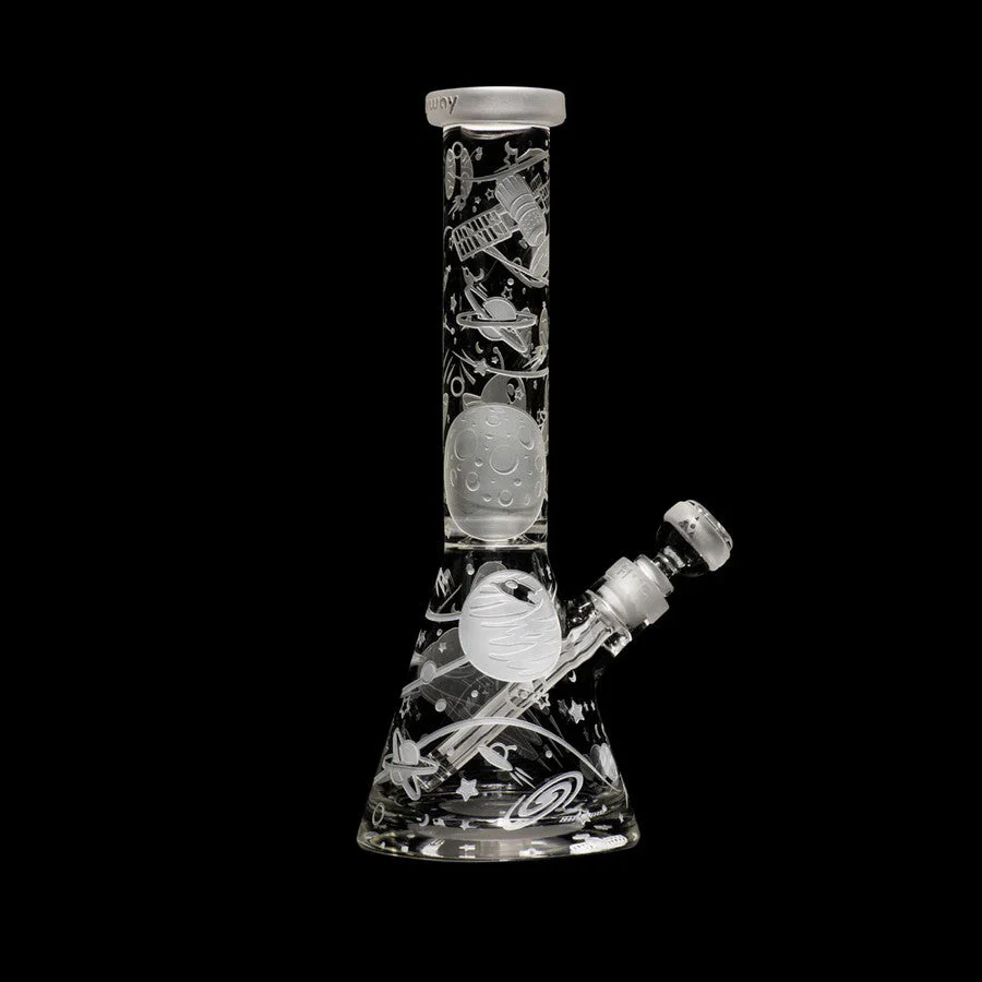 Milkyway Glass 14" Space Odyssey Beaker Bong - Image 7