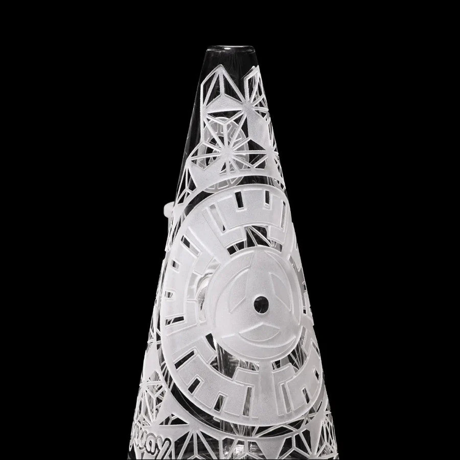 Milkyway Glass 6" Hypnotic Pyramid Bubbler - Image 3