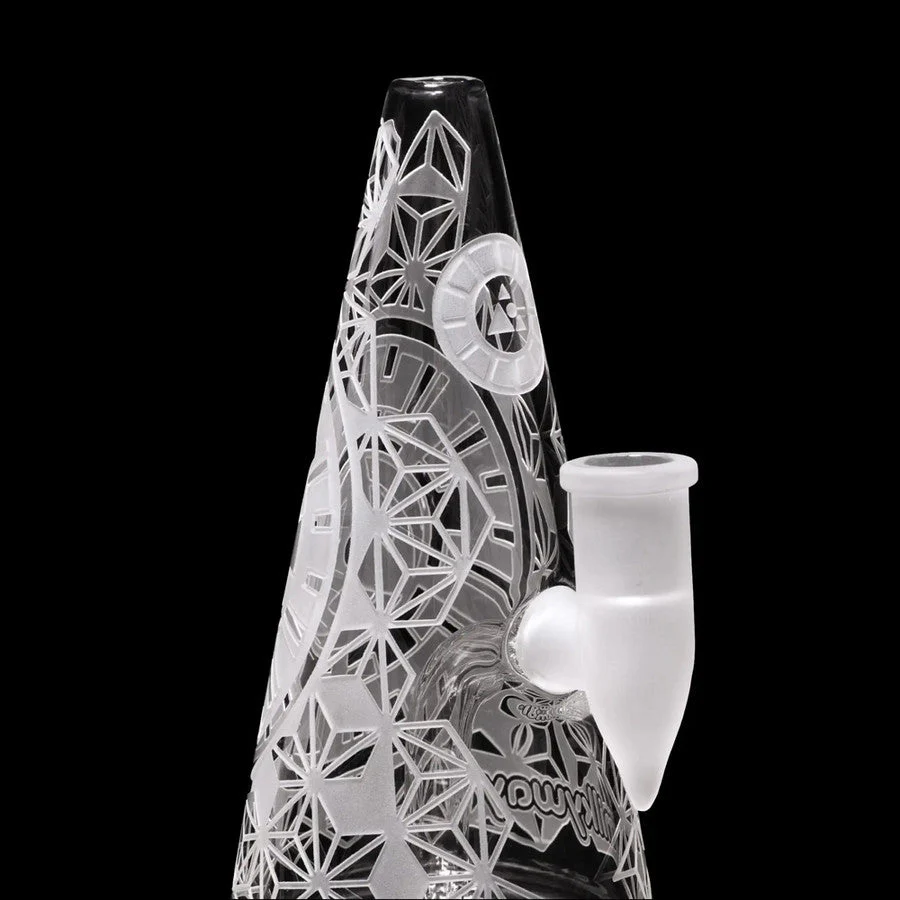 Milkyway Glass 6" Hypnotic Pyramid Bubbler - Image 4