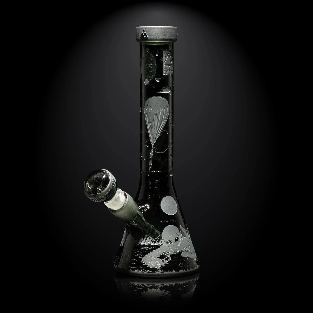 Milkyway Glass - 10.5" Roswell 1947 Beaker Bong - Image 2