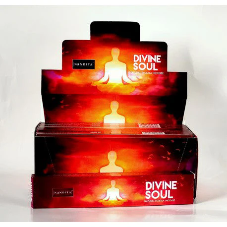 Nandita - Divine Soul Incense Natural & Organic Hand-rolled Masala Incense Sticks 15g