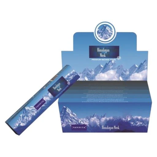 Nandita - Himalayan Kasturi Incense Natural & Organic Hand-rolled Masala Incense Sticks 15g