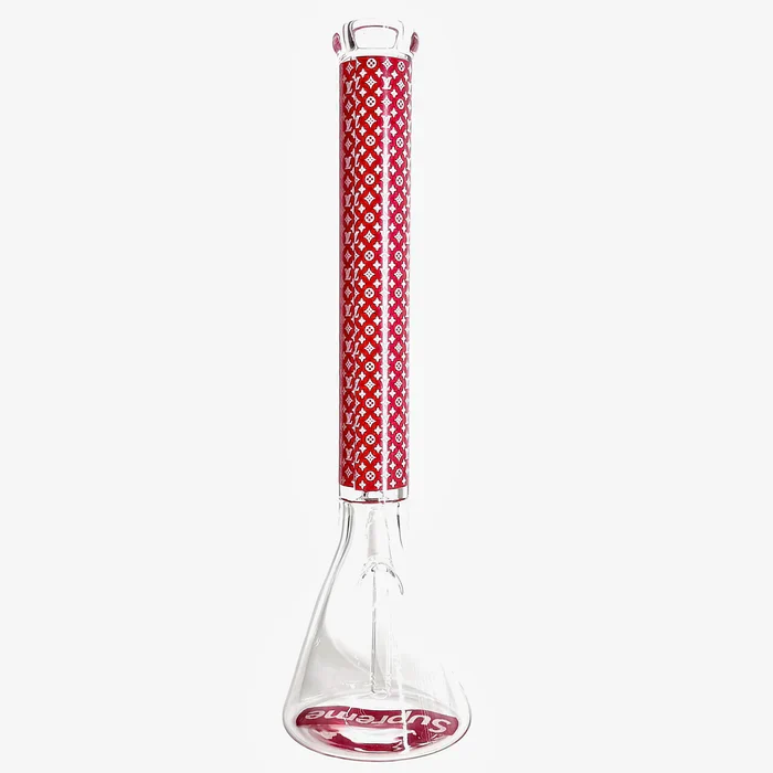 20" 9mm Designer Glow in the Dark Glass Bong
