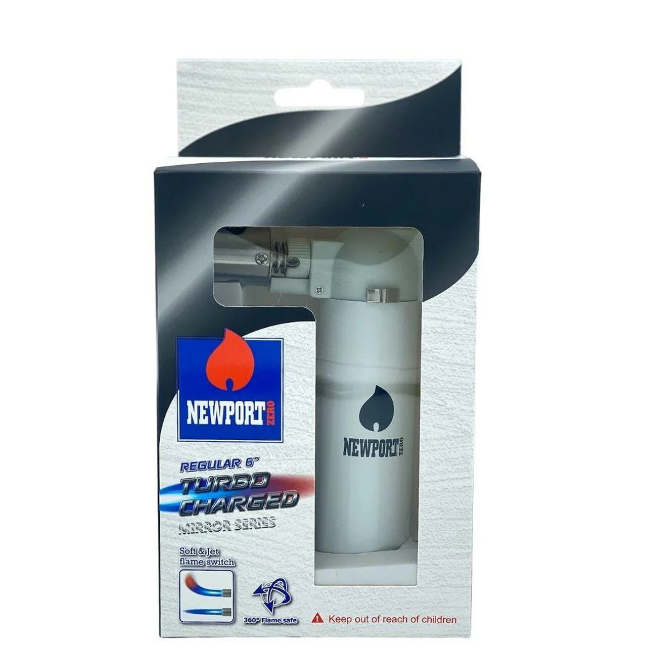 Newport 6" Torch Lighter - Mirror Series - Image 2
