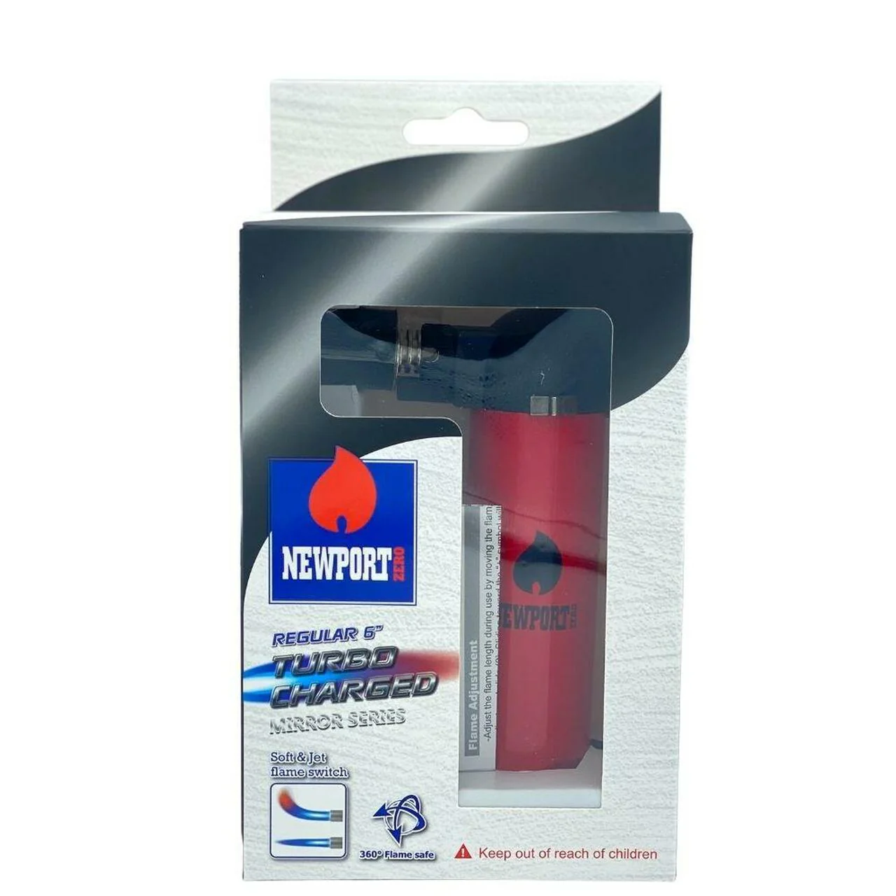 Newport 6" Torch Lighter - Mirror Series - Image 3