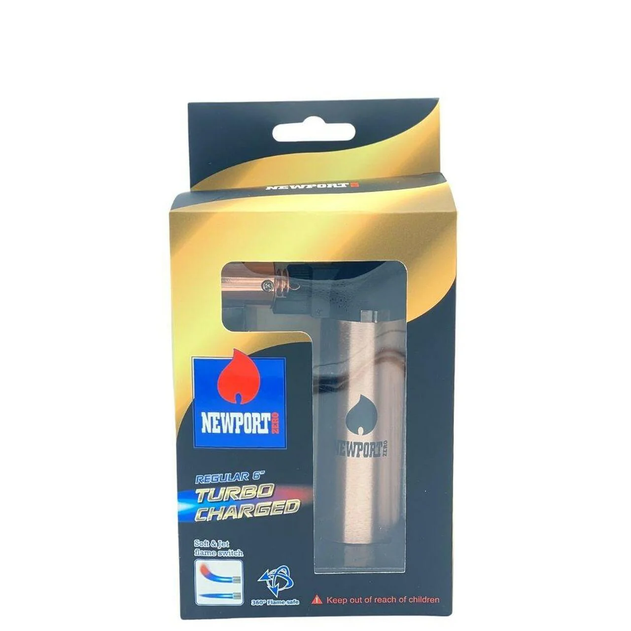 Newport 6" Torch Lighter - Mirror Series - Image 4