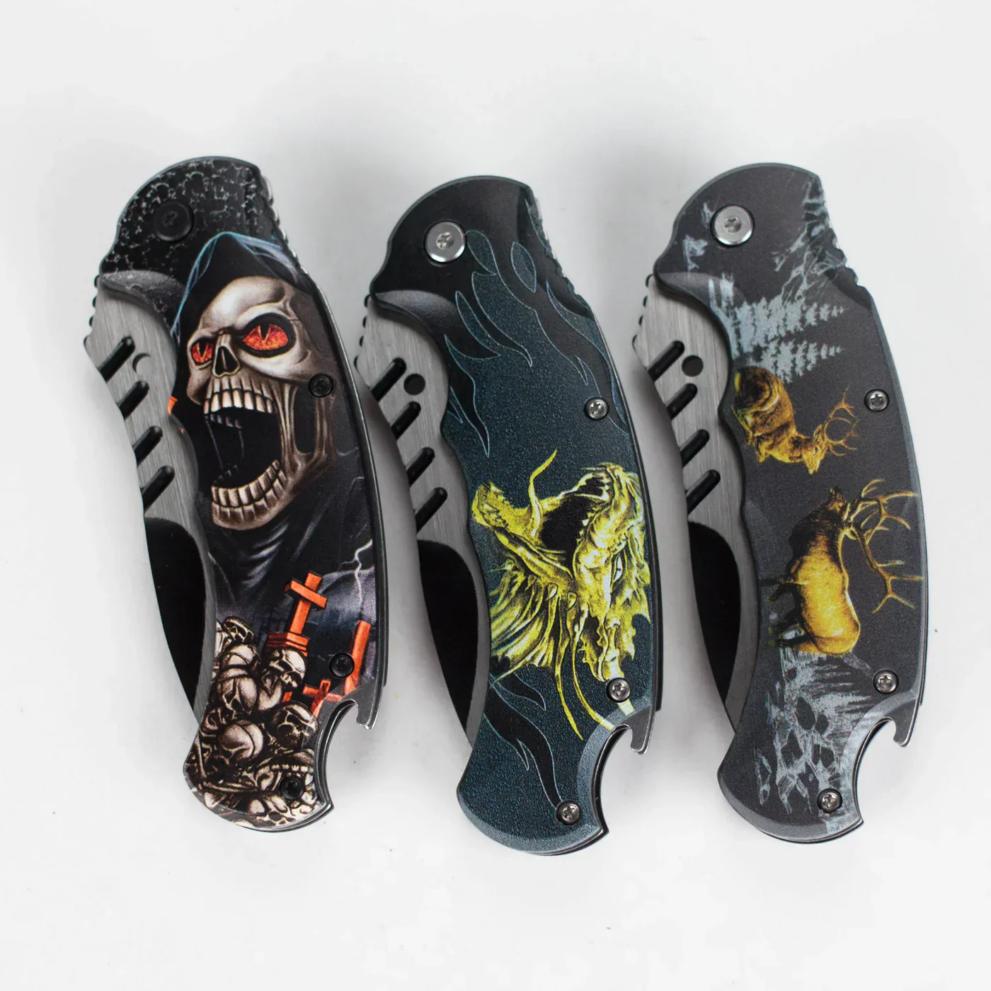 8.25" Foldable Pocket Knife - NightStalker - Image 2