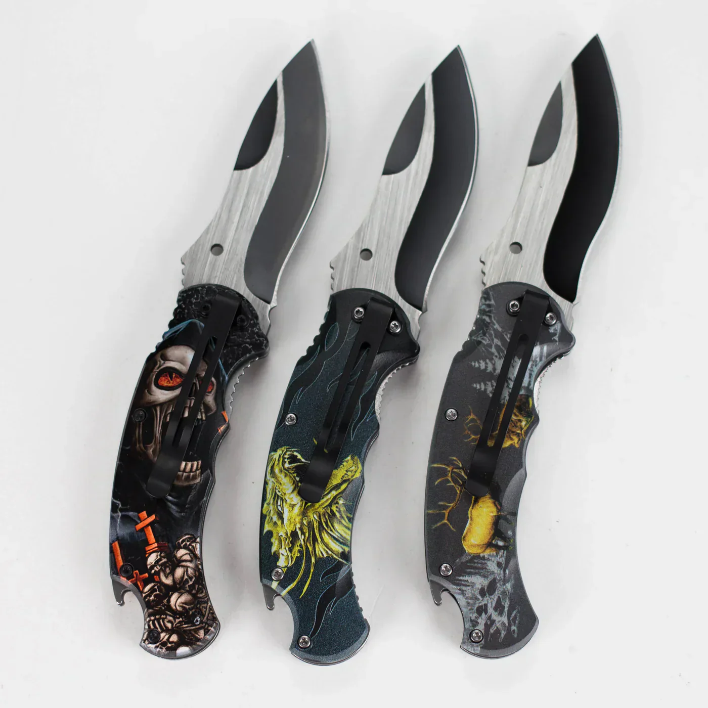 8.25" Foldable Pocket Knife - NightStalker - Image 3