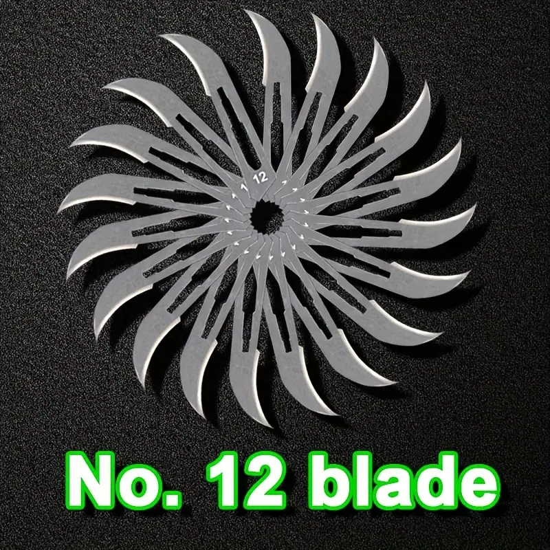 No. 12 Industrial Carbon Steel Blade - 10 pcs - Image 4