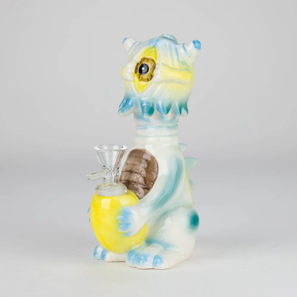 7″ Vintage Cyclops Monster Shape Ceramic Bong
