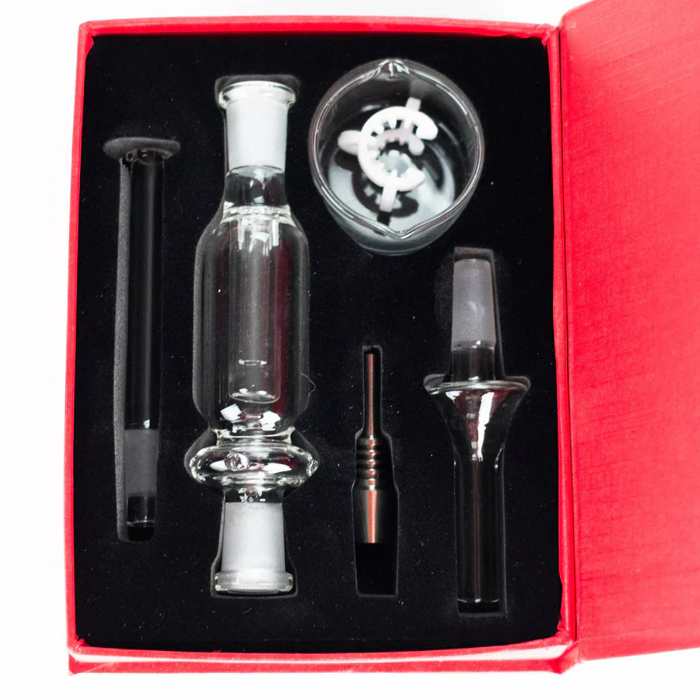 Glass Nectar Collector Kit - Premium Red Box - Image 2