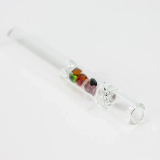 One Hitter Glass pipe with crystal - Image 4
