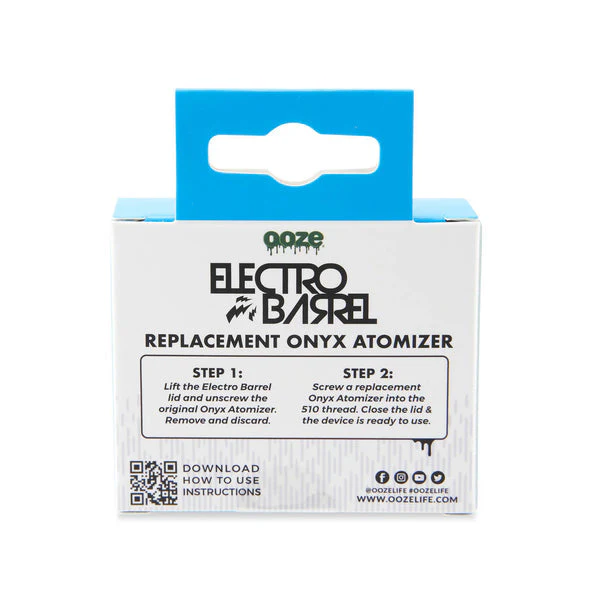 Ooze Electro Barrel Onyx Atomizer Replacement (2 Pack) - Image 5