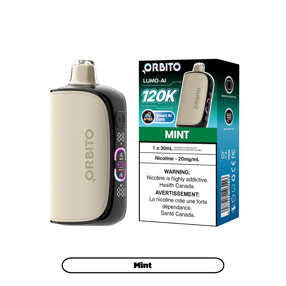 Orbito Lumo AI 120K Disposable Vape 30mL - Image 4