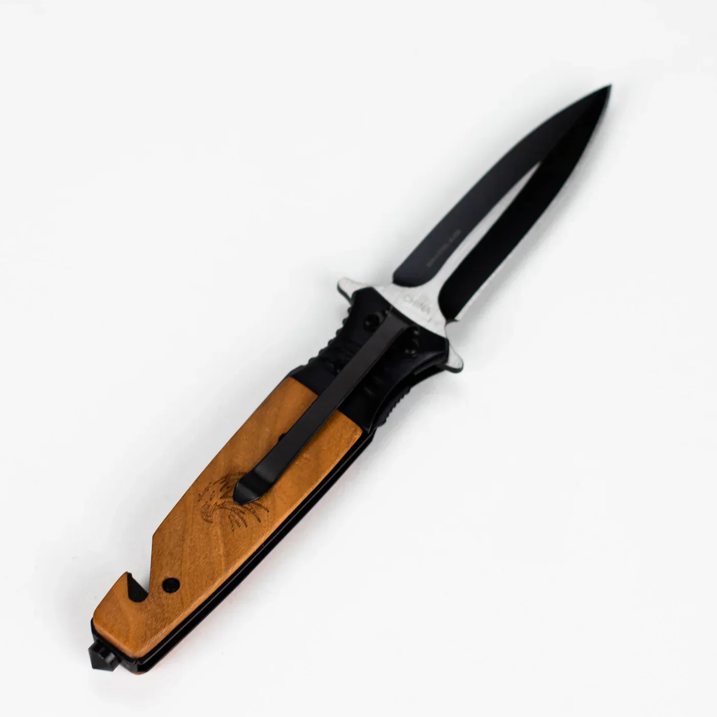 8.5" Outdoor Rescue Hunting Knife - Eagle Crest - Image 2