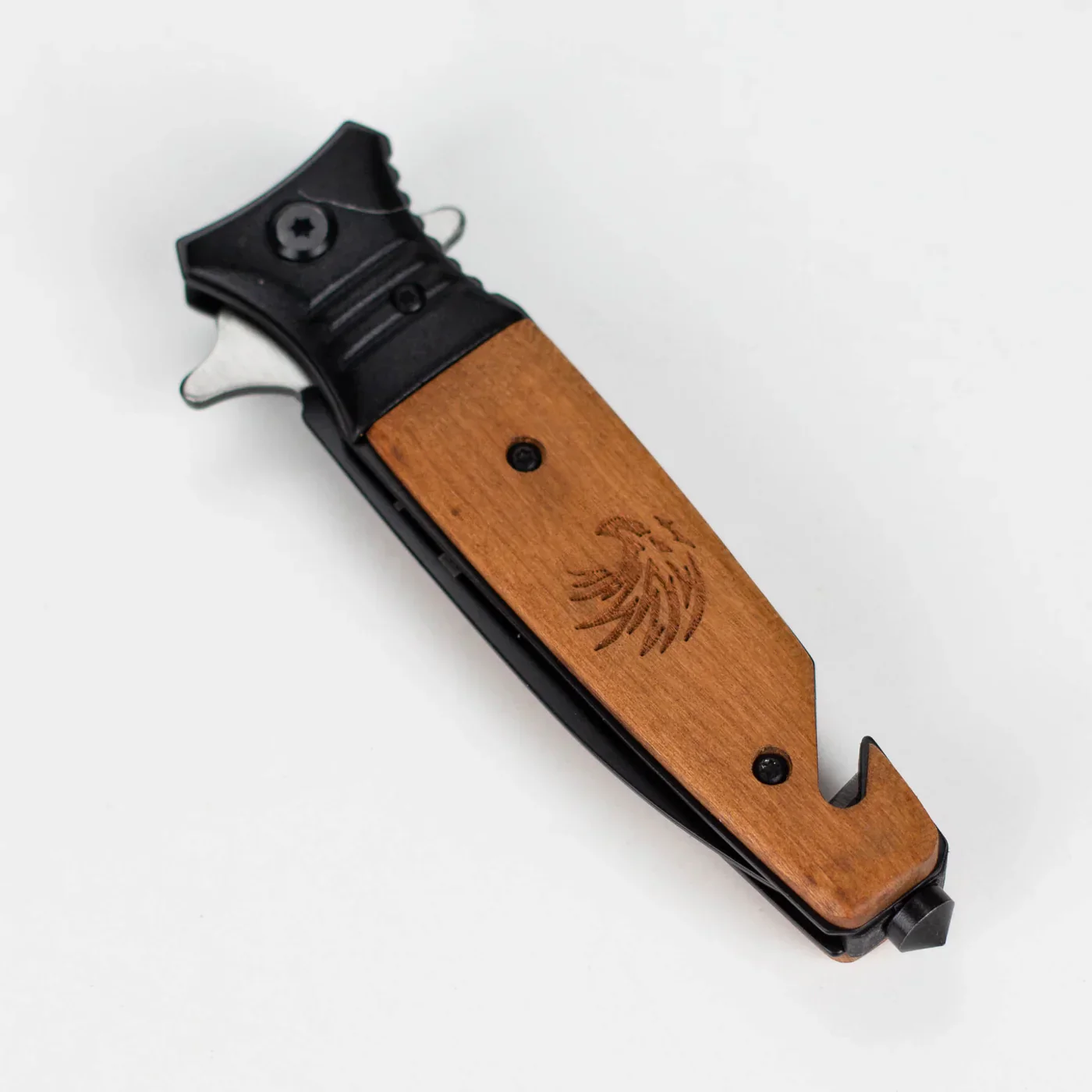 8.5" Outdoor Rescue Hunting Knife - Eagle Crest - Image 6