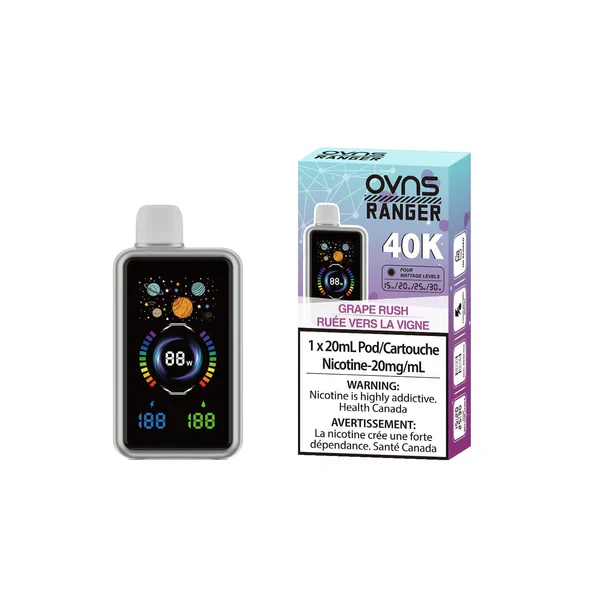 [CLEARANCE] OVNS Ranger 40k Puff Rechargeable Disposable Vape 20ml - Image 4
