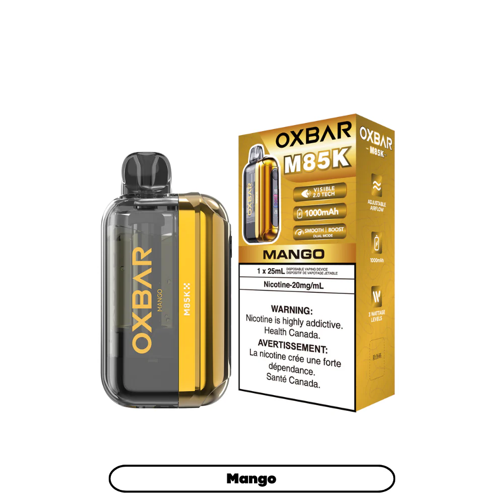 OXBAR M85K Puff Rechargeable Disposable Vape 25mL - Image 10