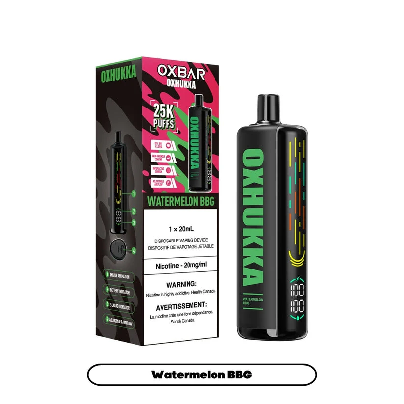 [CLEARANCE] OXBAR OXHUKKA 20mL 25k Puff Disposable Vape - Image 10