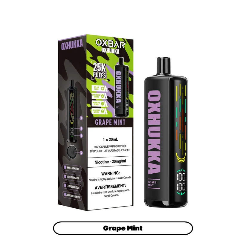 [CLEARANCE] OXBAR OXHUKKA 20mL 25k Puff Disposable Vape - Image 4