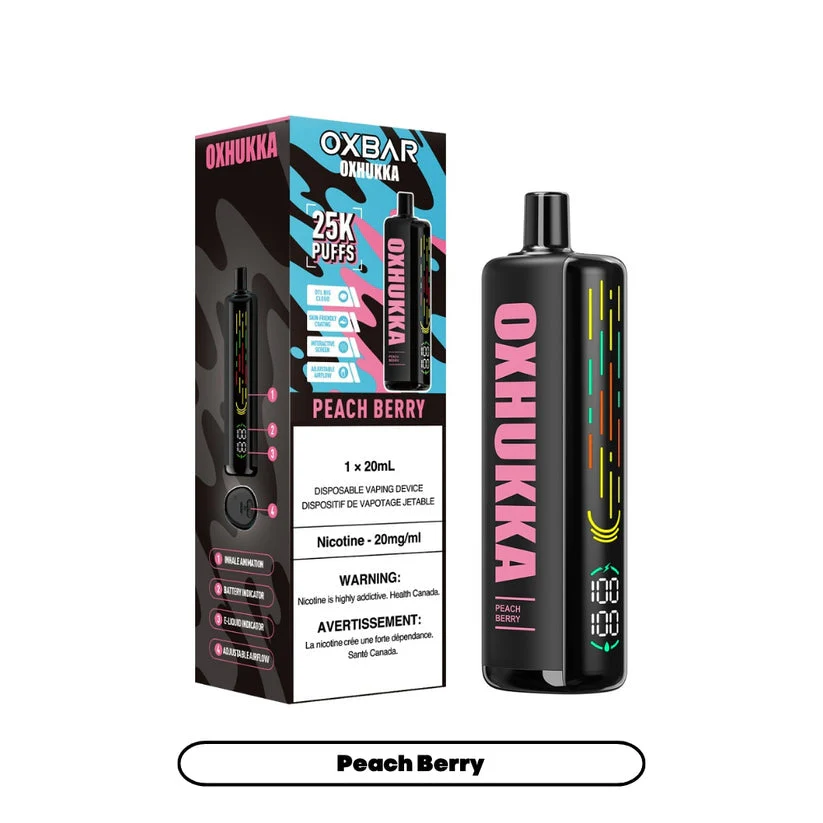 [CLEARANCE] OXBAR OXHUKKA 20mL 25k Puff Disposable Vape - Image 6