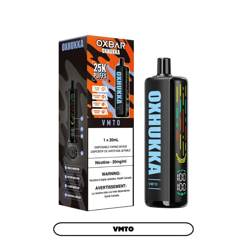 [CLEARANCE] OXBAR OXHUKKA 20mL 25k Puff Disposable Vape - Image 9