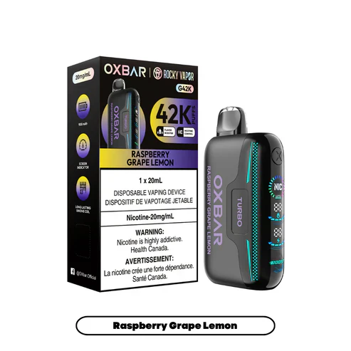 [CLEARANCE] OXBAR X Rocky Vapor G42K Disposable Vape 20mL - Image 11