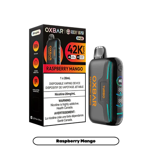 [CLEARANCE] OXBAR X Rocky Vapor G42K Disposable Vape 20mL - Image 12