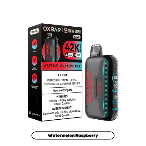 [CLEARANCE] OXBAR X Rocky Vapor G42K Disposable Vape 20mL - Image 14