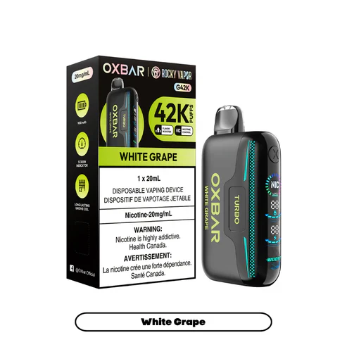 [CLEARANCE] OXBAR X Rocky Vapor G42K Disposable Vape 20mL - Image 15