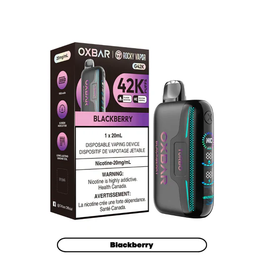 [CLEARANCE] OXBAR X Rocky Vapor G42K Disposable Vape 20mL - Image 17