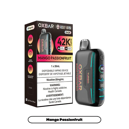 [CLEARANCE] OXBAR X Rocky Vapor G42K Disposable Vape 20mL - Image 19