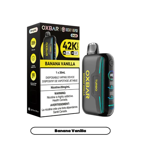 [CLEARANCE] OXBAR X Rocky Vapor G42K Disposable Vape 20mL - Image 2