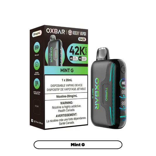 [CLEARANCE] OXBAR X Rocky Vapor G42K Disposable Vape 20mL - Image 21