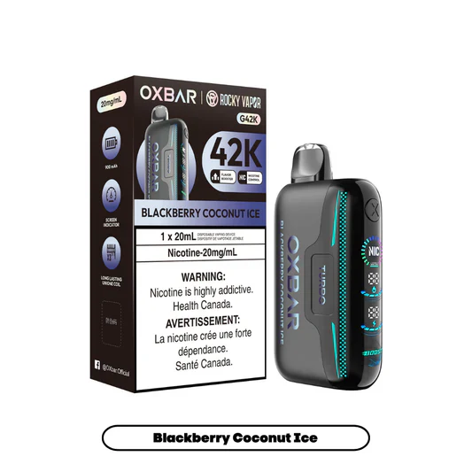 [CLEARANCE] OXBAR X Rocky Vapor G42K Disposable Vape 20mL - Image 22