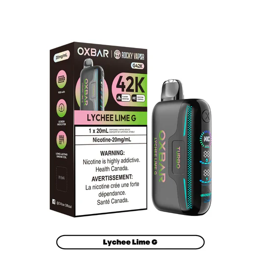 [CLEARANCE] OXBAR X Rocky Vapor G42K Disposable Vape 20mL - Image 25