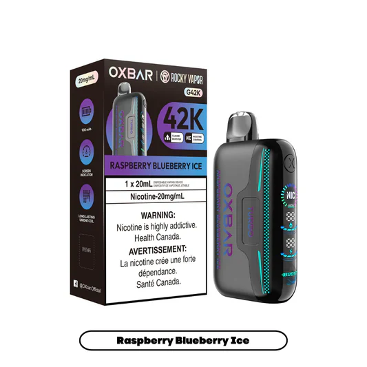 [CLEARANCE] OXBAR X Rocky Vapor G42K Disposable Vape 20mL - Image 27