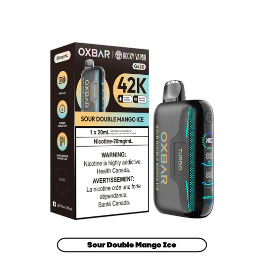 [CLEARANCE] OXBAR X Rocky Vapor G42K Disposable Vape 20mL - Image 28