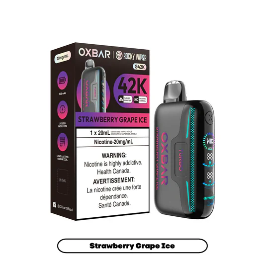 [CLEARANCE] OXBAR X Rocky Vapor G42K Disposable Vape 20mL - Image 29