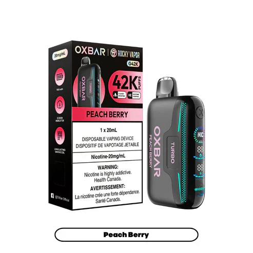 [CLEARANCE] OXBAR X Rocky Vapor G42K Disposable Vape 20mL - Image 8