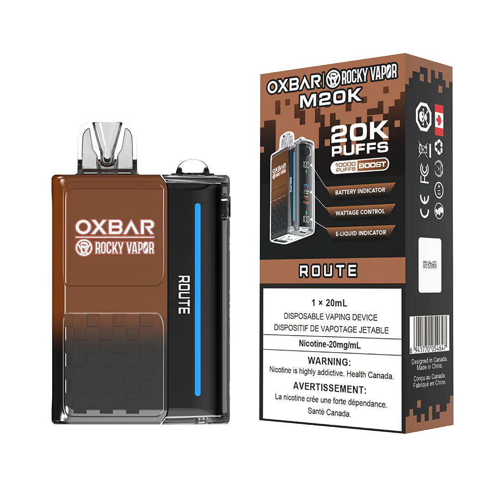 [CLEARANCE] OXBAR X Rocky Vapor M20K Puff Rechargeable Disposable Vape 20ml - Image 12