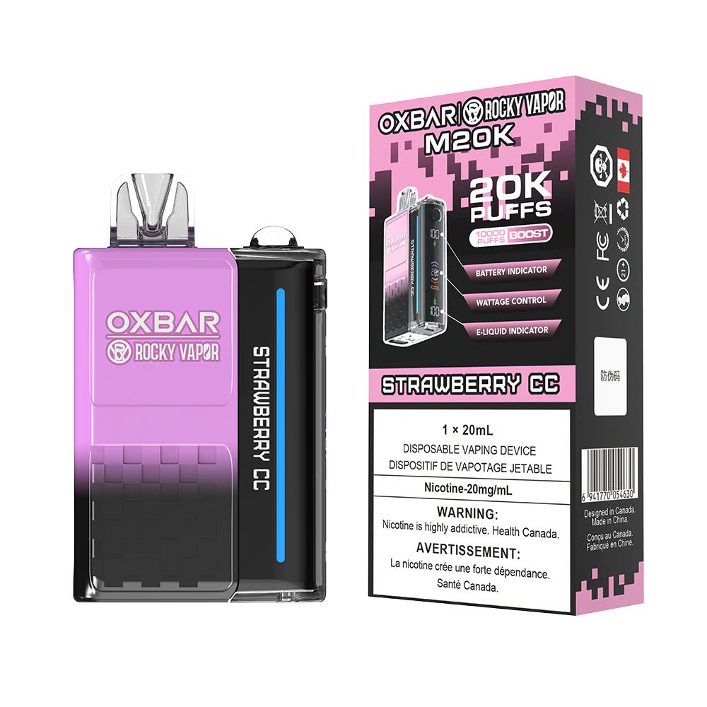 [CLEARANCE] OXBAR X Rocky Vapor M20K Puff Rechargeable Disposable Vape 20ml - Image 13
