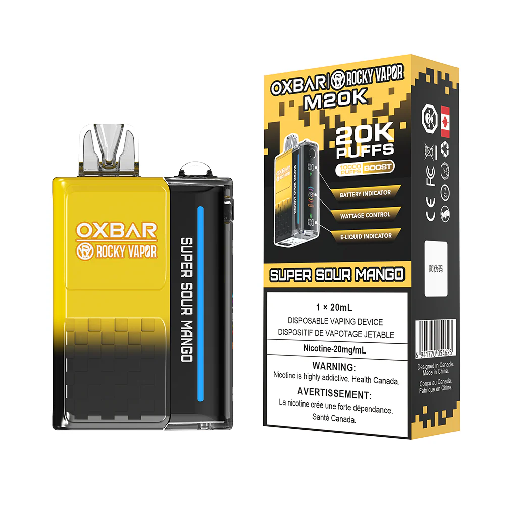 [CLEARANCE] OXBAR X Rocky Vapor M20K Puff Rechargeable Disposable Vape 20ml - Image 14
