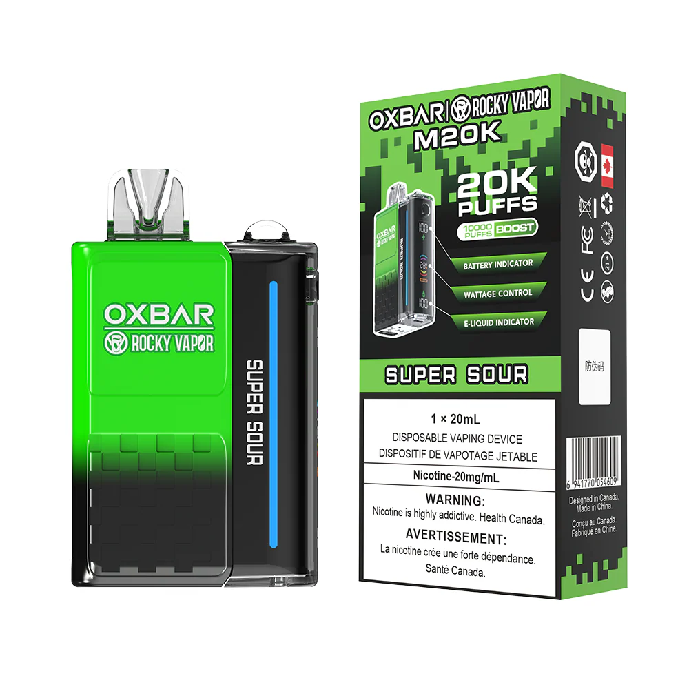[CLEARANCE] OXBAR X Rocky Vapor M20K Puff Rechargeable Disposable Vape 20ml - Image 15