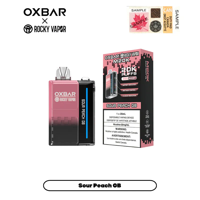 [CLEARANCE] OXBAR X Rocky Vapor M20K Puff Rechargeable Disposable Vape 20ml - Image 18