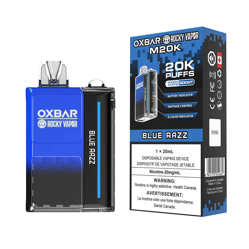 [CLEARANCE] OXBAR X Rocky Vapor M20K Puff Rechargeable Disposable Vape 20ml - Image 3