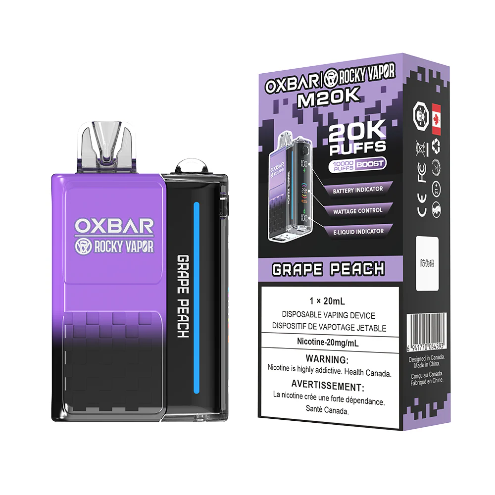 [CLEARANCE] OXBAR X Rocky Vapor M20K Puff Rechargeable Disposable Vape 20ml - Image 7