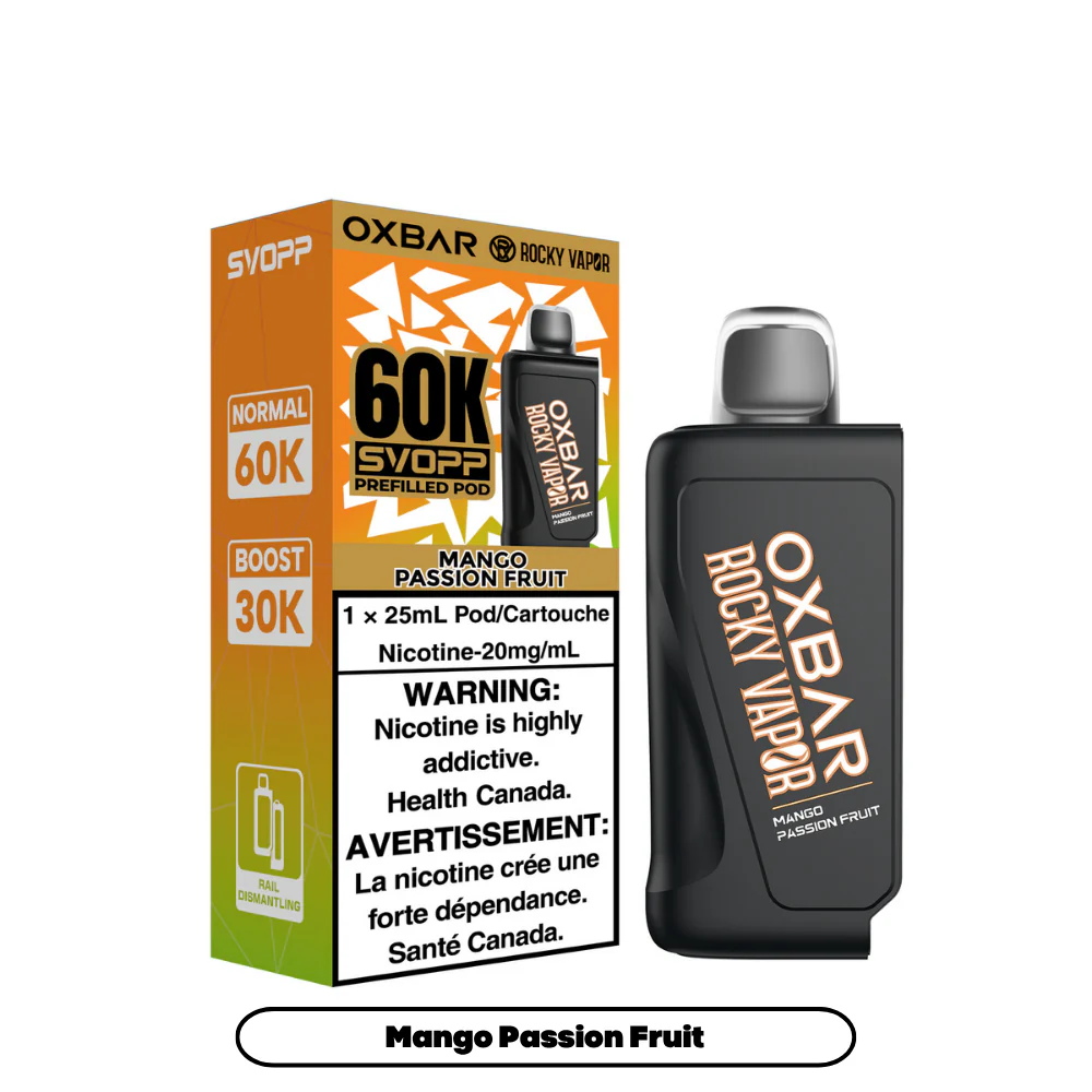 OXBAR x Rocky Vapor SVOPP 60K Puff Pods **Battery Included Special** - Image 10