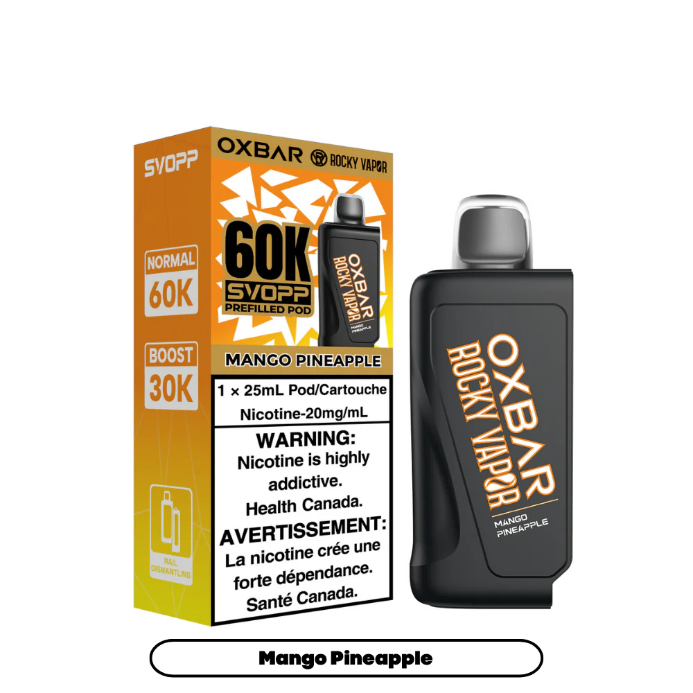 OXBAR x Rocky Vapor SVOPP 60K Puff Pods **Battery Included Special** - Image 11