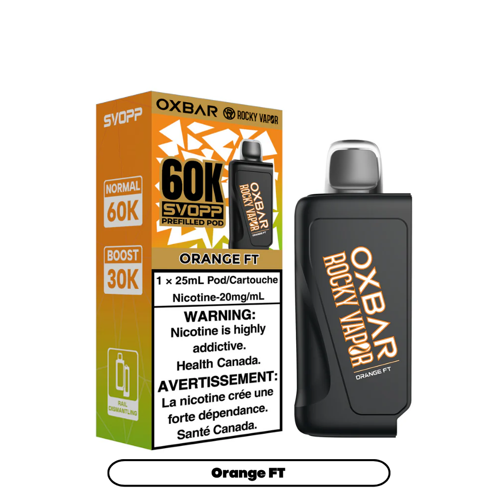 OXBAR x Rocky Vapor SVOPP 60K Puff Pods **Battery Included Special** - Image 13